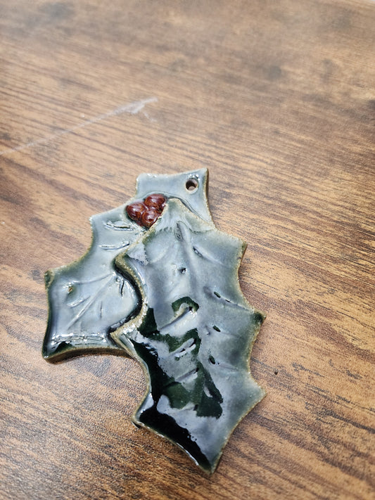 Holly Leaf Ornament